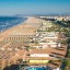 Námořní předpověď a počasí na plážích v Rimini na příštích 7 dnů